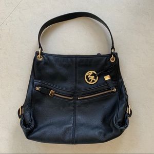 Michael Kors hobo bag pebble leather black